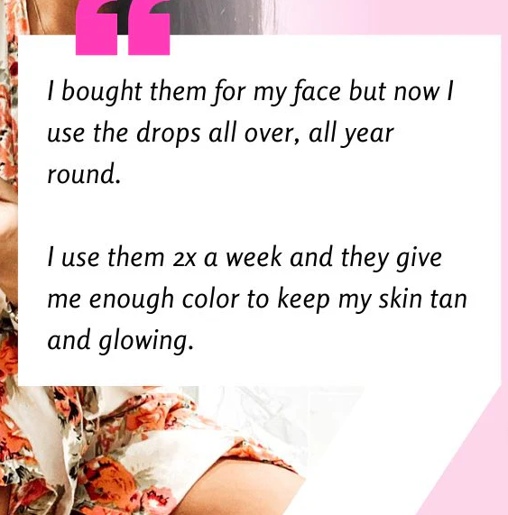 GlowPro Face & Body Tanning Drops